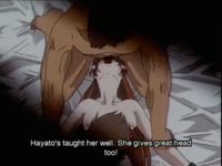Sexy anime lady gets caught masturbating